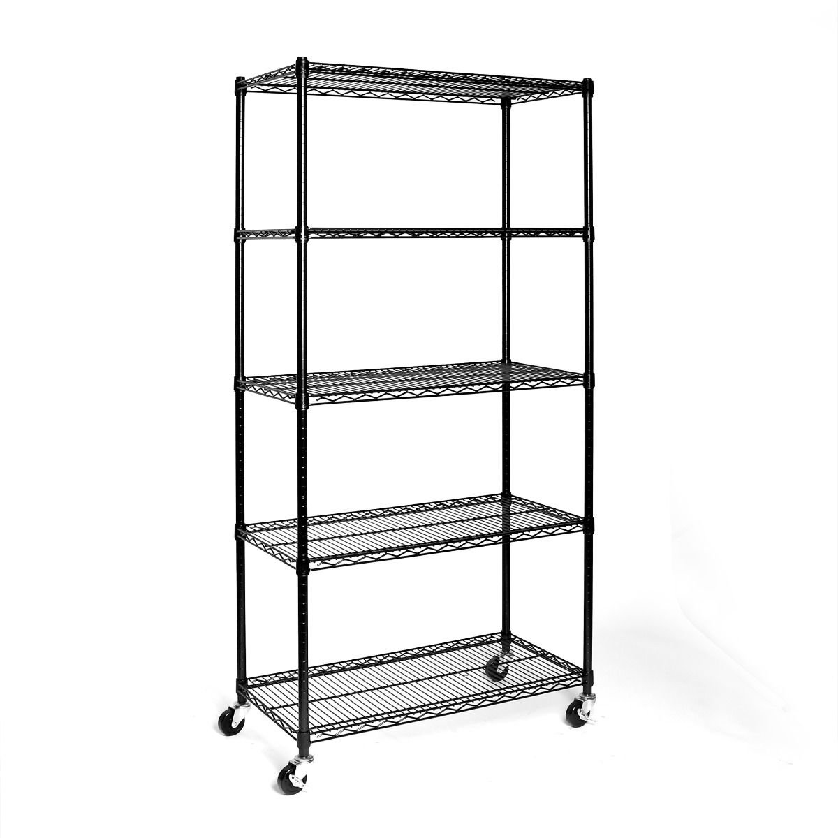 Black wire shelf 